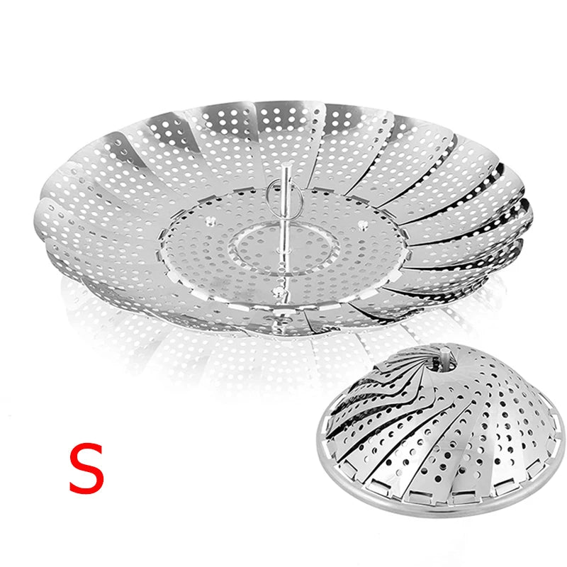 Expandable Stainless Steel Steamer Basket