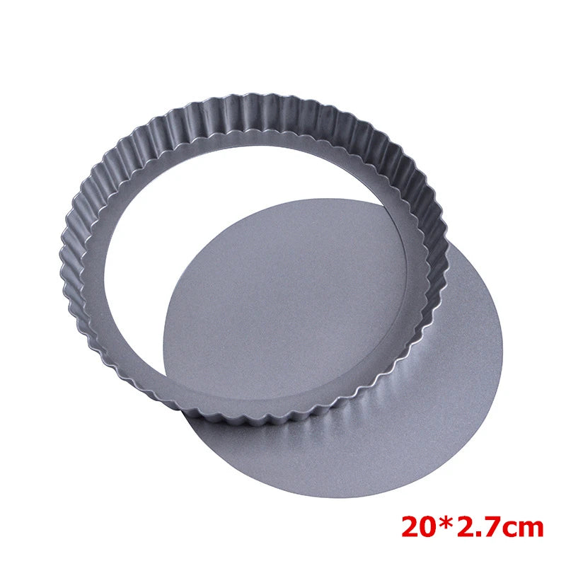 6 Size Mini Tart Pan with Removable Bottom