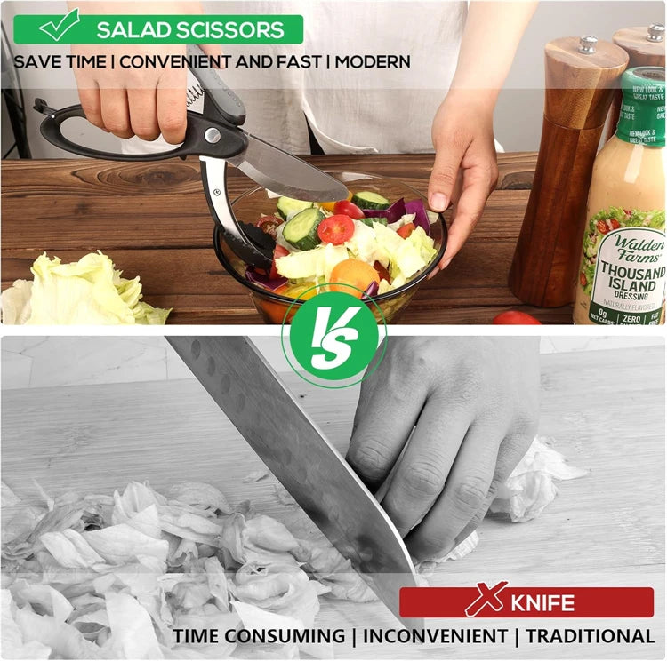 Salad Scissors Upgraded Salad Scissors Tossing