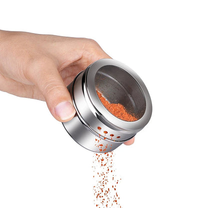 Magnetic Spice Tins Stainless Steel Spice Jars