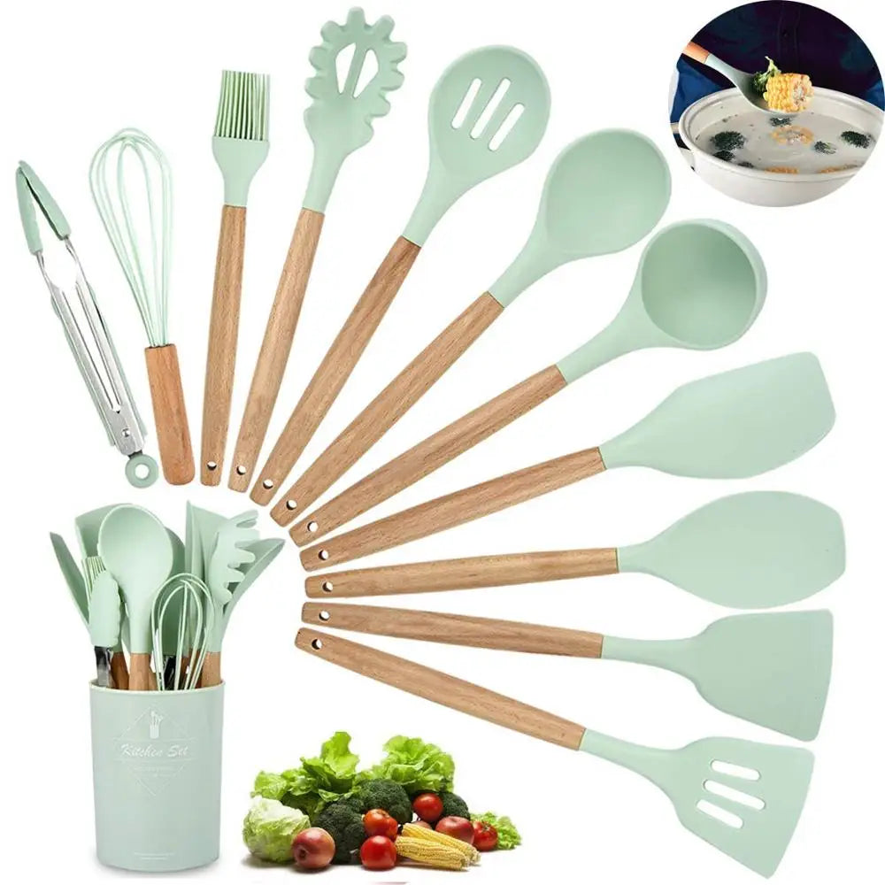 Silicone Cooking Utensils Set