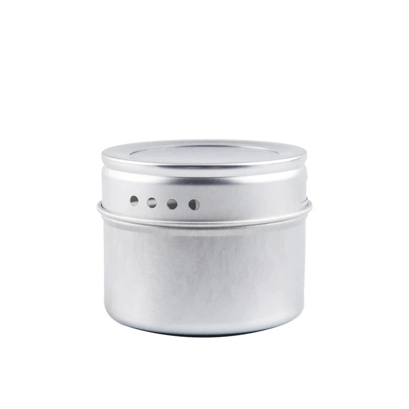 Magnetic Spice Tins Stainless Steel Spice Jars