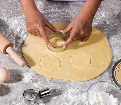 14Pcs/Set Round Cookie Biscuit Cutter Set