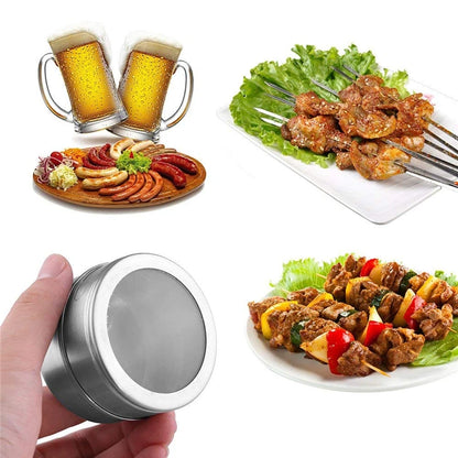 Magnetic Spice Jars with Spice Rack
