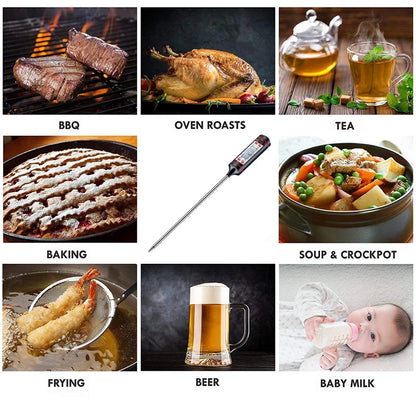 Stainless Steel Probe Cooking Thermometer