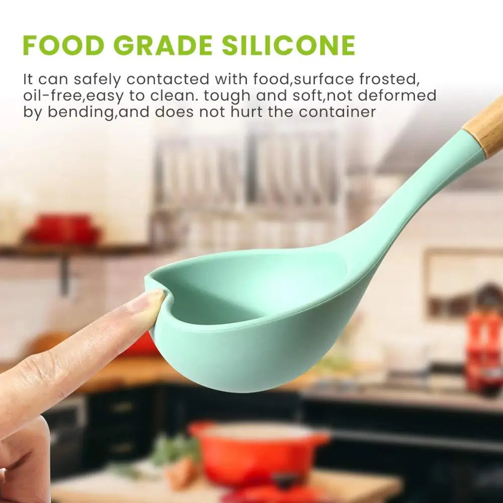 Silicone Cooking Utensils Set