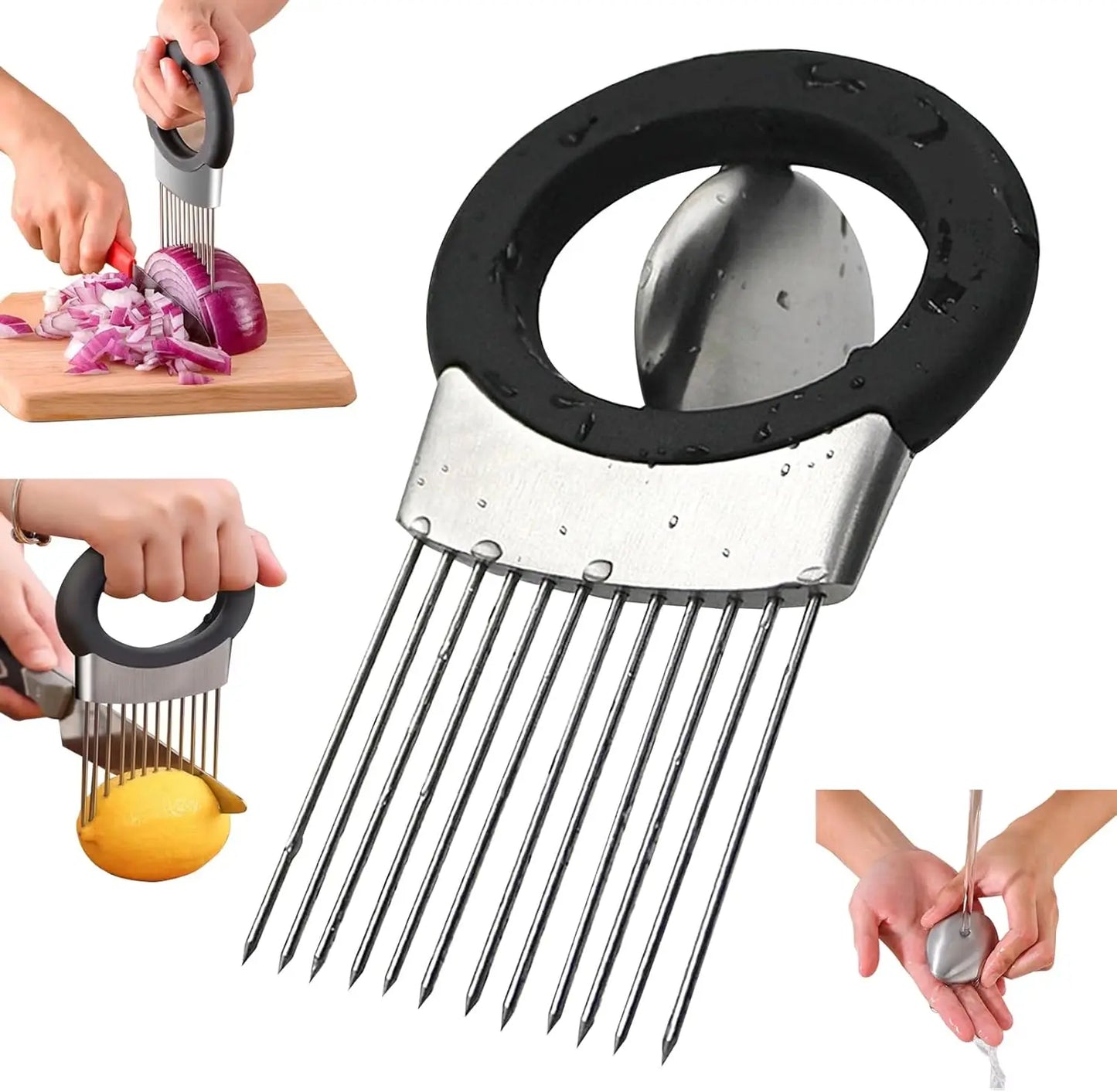 Stainless Steel Onion Slicer Holder
