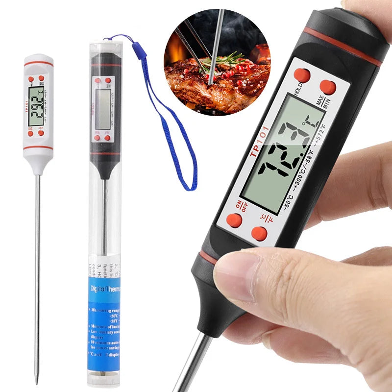 Stainless Steel Probe Cooking Thermometer