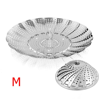 Expandable Stainless Steel Steamer Basket