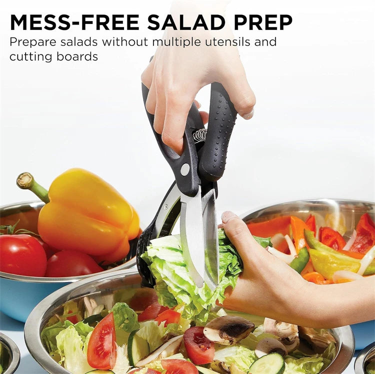 Salad Scissors Upgraded Salad Scissors Tossing