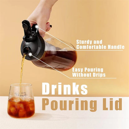 Mason Jar Pour Spout Lid with Handle Leak Proof