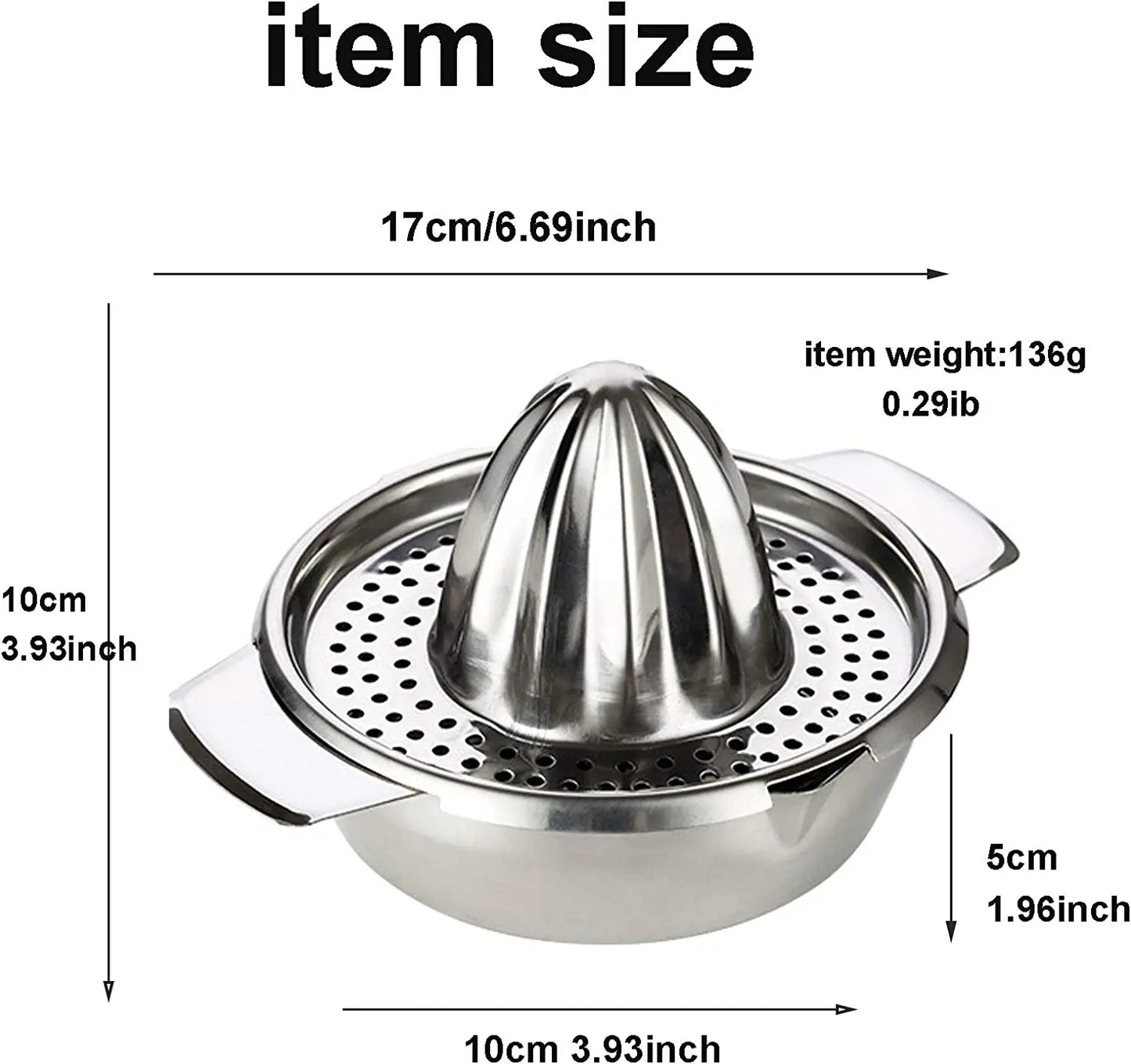 Stainless Steel Lemon Squeezer Manual Juicer