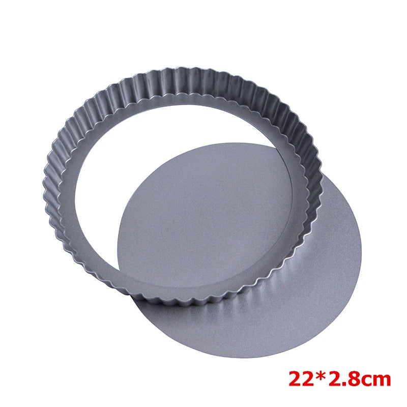 6 Size Mini Tart Pan with Removable Bottom