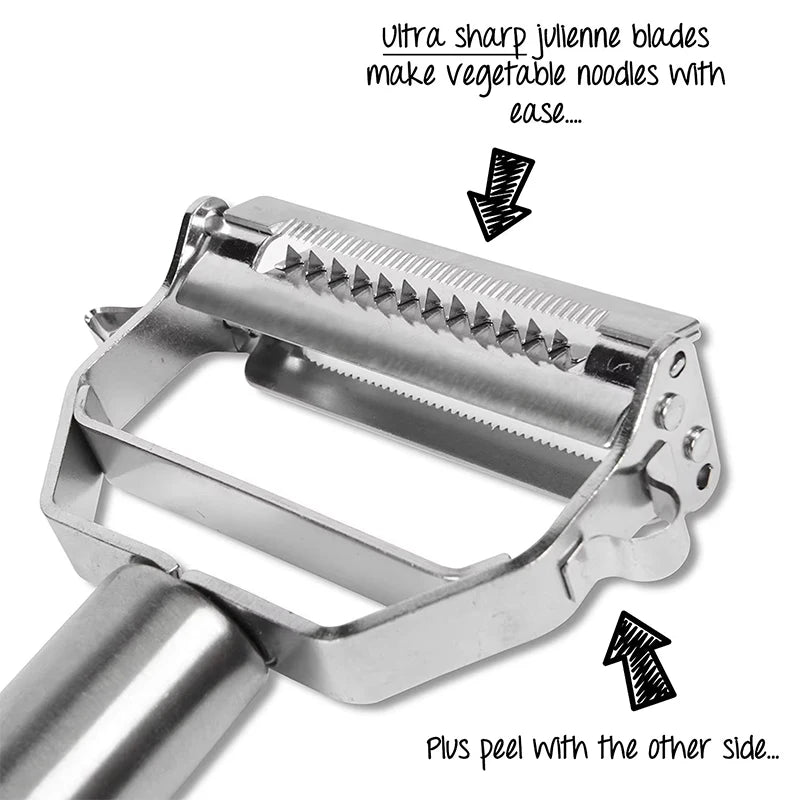 Stainless Steel Dual Blade Vegetable Peeler