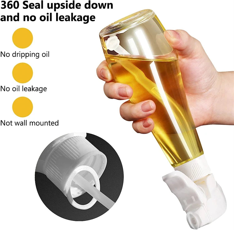 Oil Sprayer 240ML Glass Olive Oil Sprayer Bottle