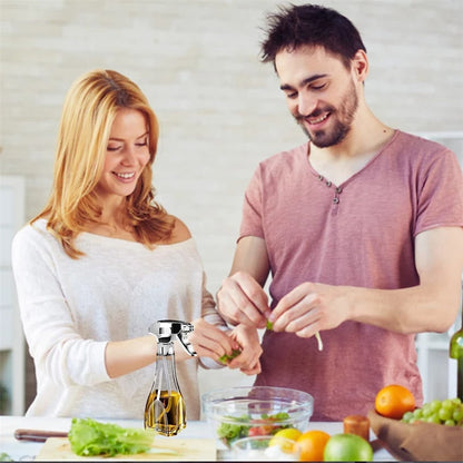 Oil Sprayer 240ML Glass Olive Oil Sprayer Bottle