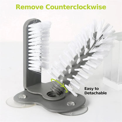 Water Bottle Cleaning Brush with Suction Base