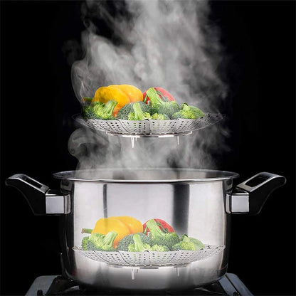 Expandable Stainless Steel Steamer Basket