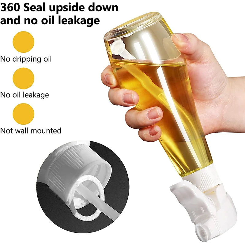 Oil Sprayer 240ML Glass Olive Oil Sprayer Bottle