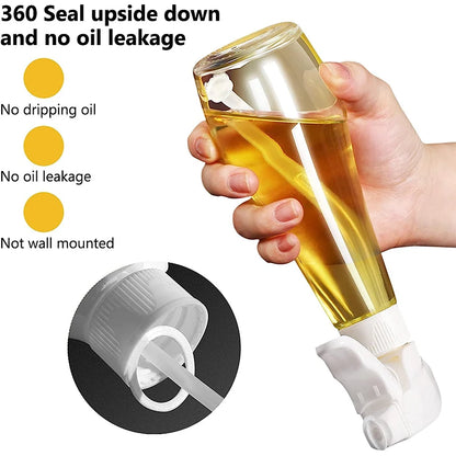 Oil Sprayer 240ML Glass Olive Oil Sprayer Bottle