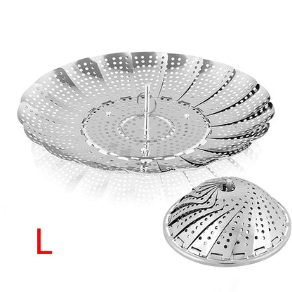 Expandable Stainless Steel Steamer Basket