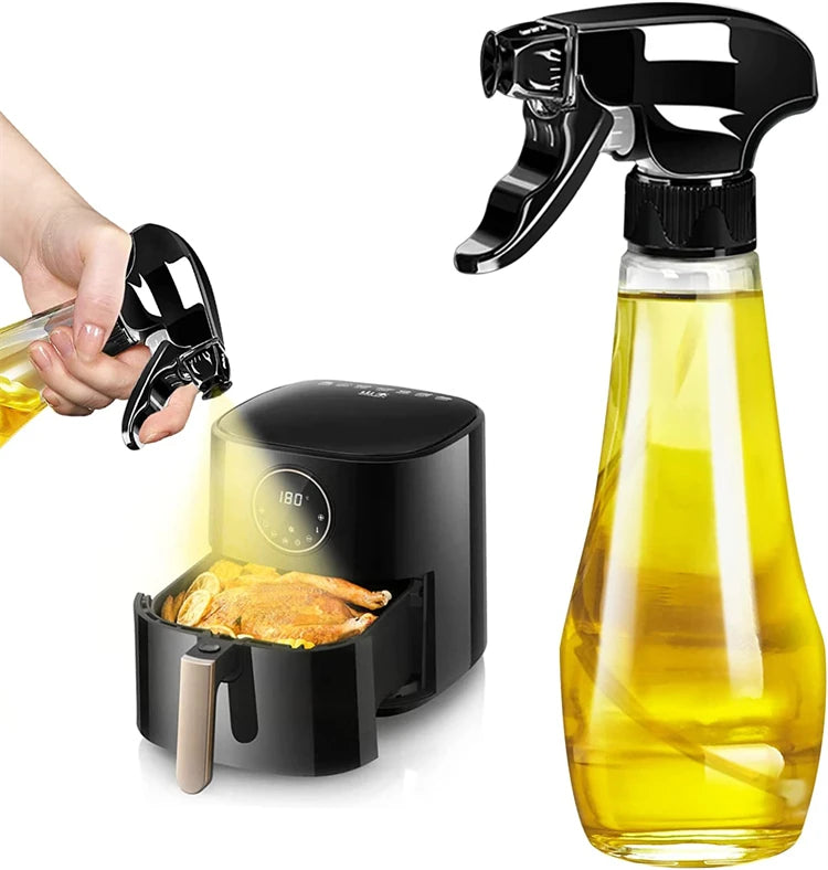 Oil Sprayer 240ML Glass Olive Oil Sprayer Bottle