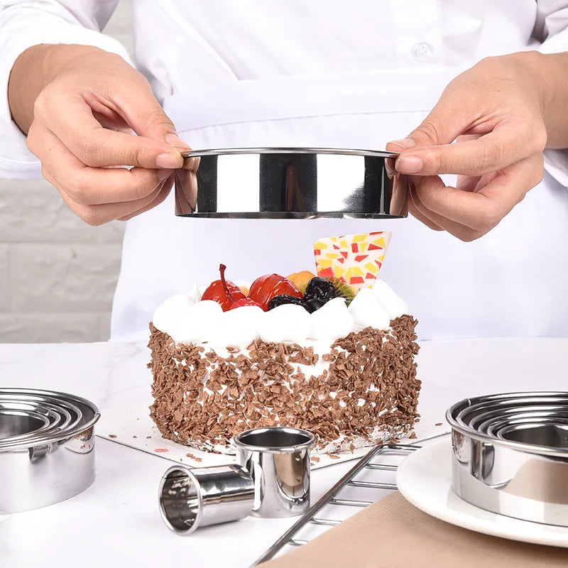 14Pcs/Set Round Cookie Biscuit Cutter Set