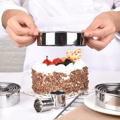 14Pcs/Set Round Cookie Biscuit Cutter Set