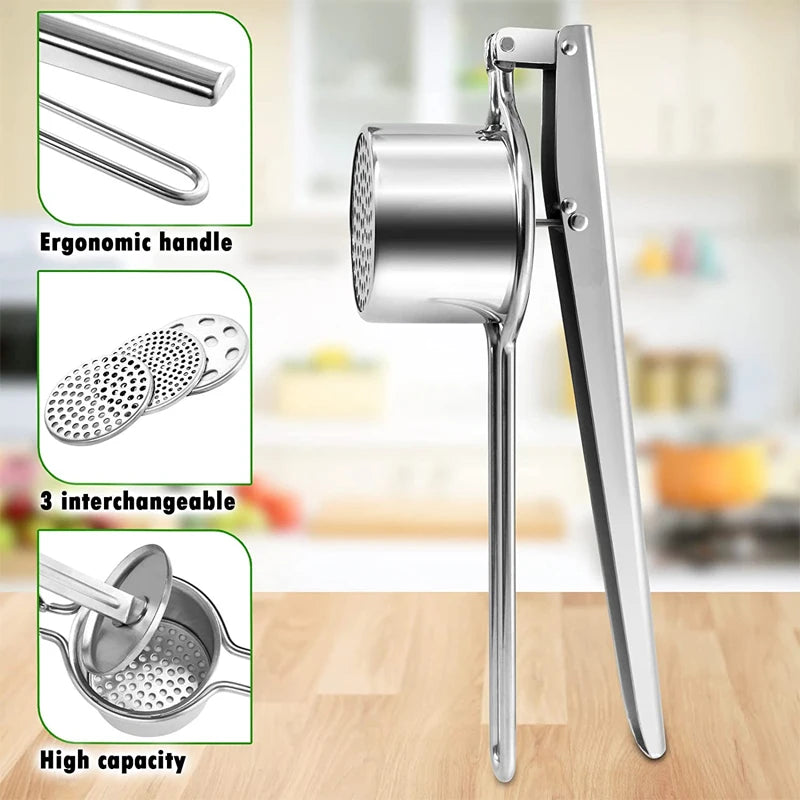 Stainless Steel Manual Potato Masher