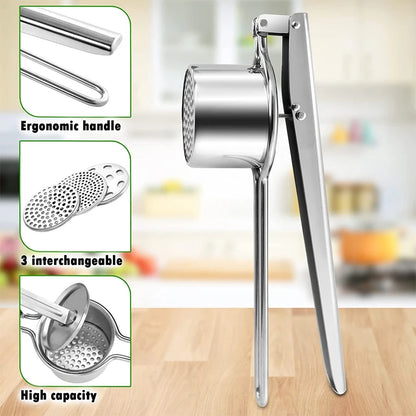 Stainless Steel Manual Potato Masher