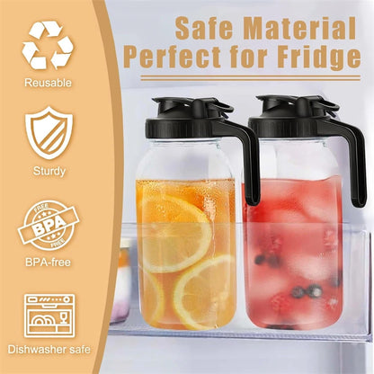 Mason Jar Pour Spout Lid with Handle Leak Proof