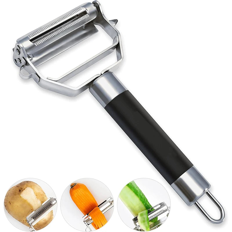 Stainless Steel Dual Blade Vegetable Peeler