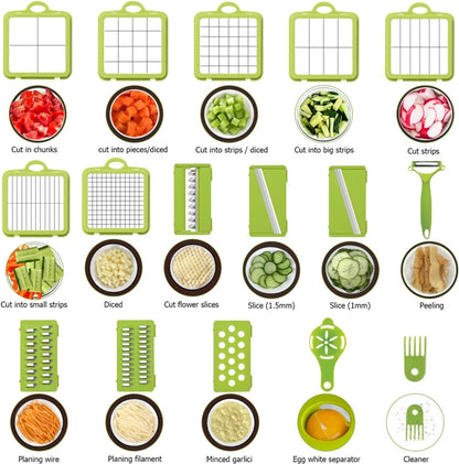 22 in 1 Vegetable Chopper Dicer Onion Chopper
