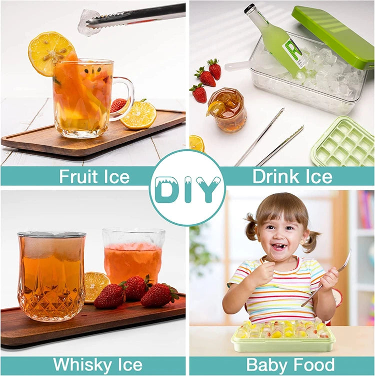 Ice Cube Tray with Stackable