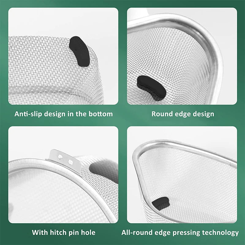 In-Sink Mesh Colander Strainer Basket