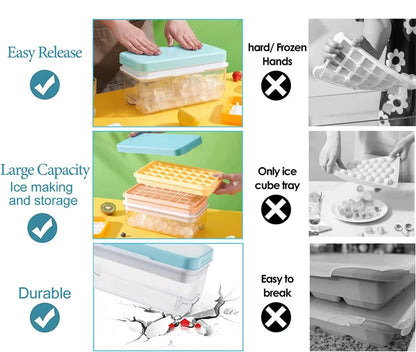 Ice Cube Tray with Stackable