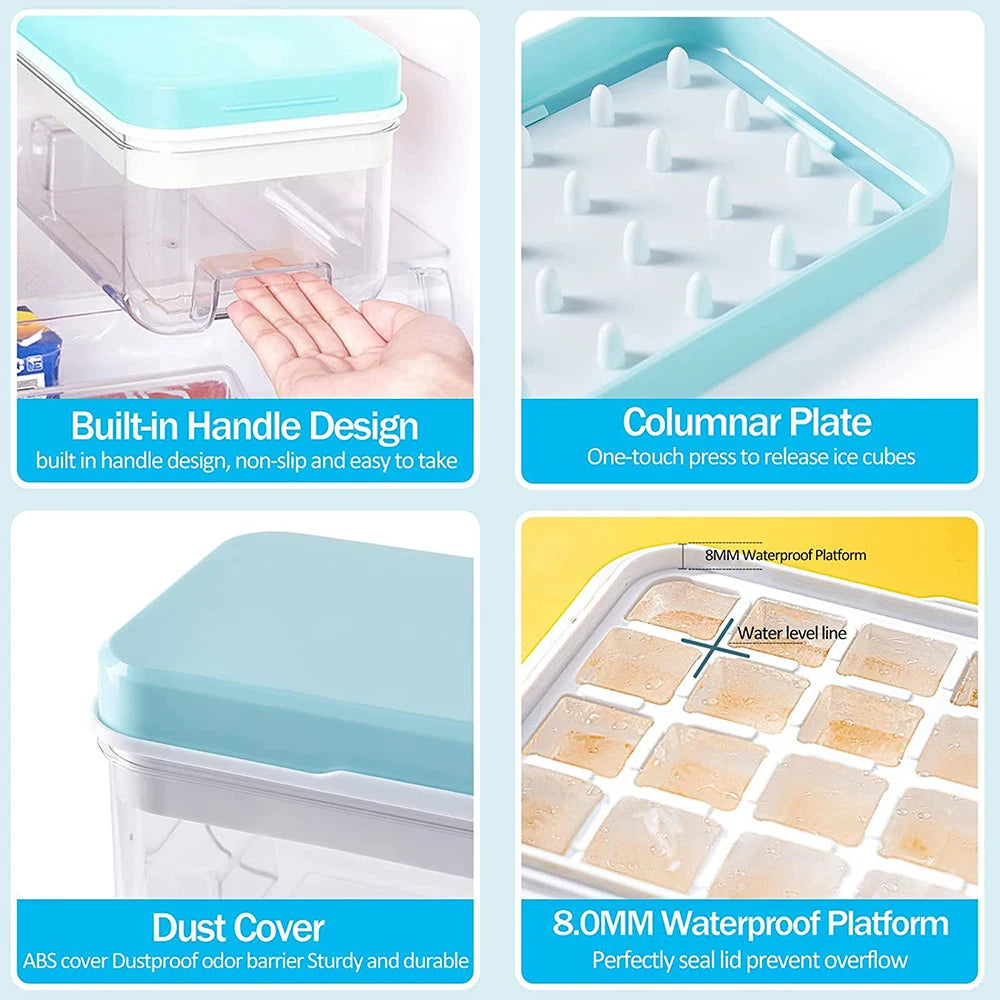 Ice Cube Tray with Stackable
