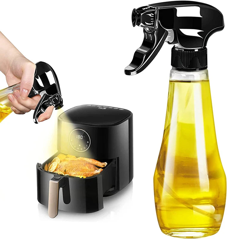 Oil Sprayer 240ML Glass Olive Oil Sprayer Bottle