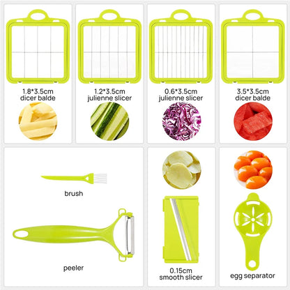 22 in 1 Vegetable Chopper Dicer Onion Chopper
