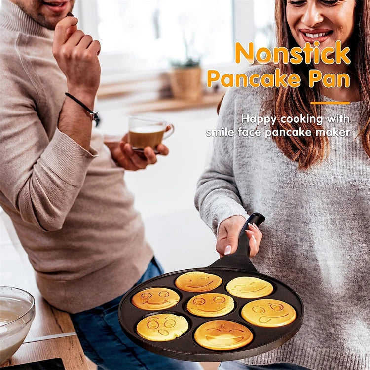 Smiley Face Pancake Pan 100% Non-stick