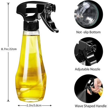Oil Sprayer 240ML Glass Olive Oil Sprayer Bottle