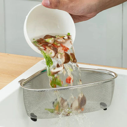 In-Sink Mesh Colander Strainer Basket