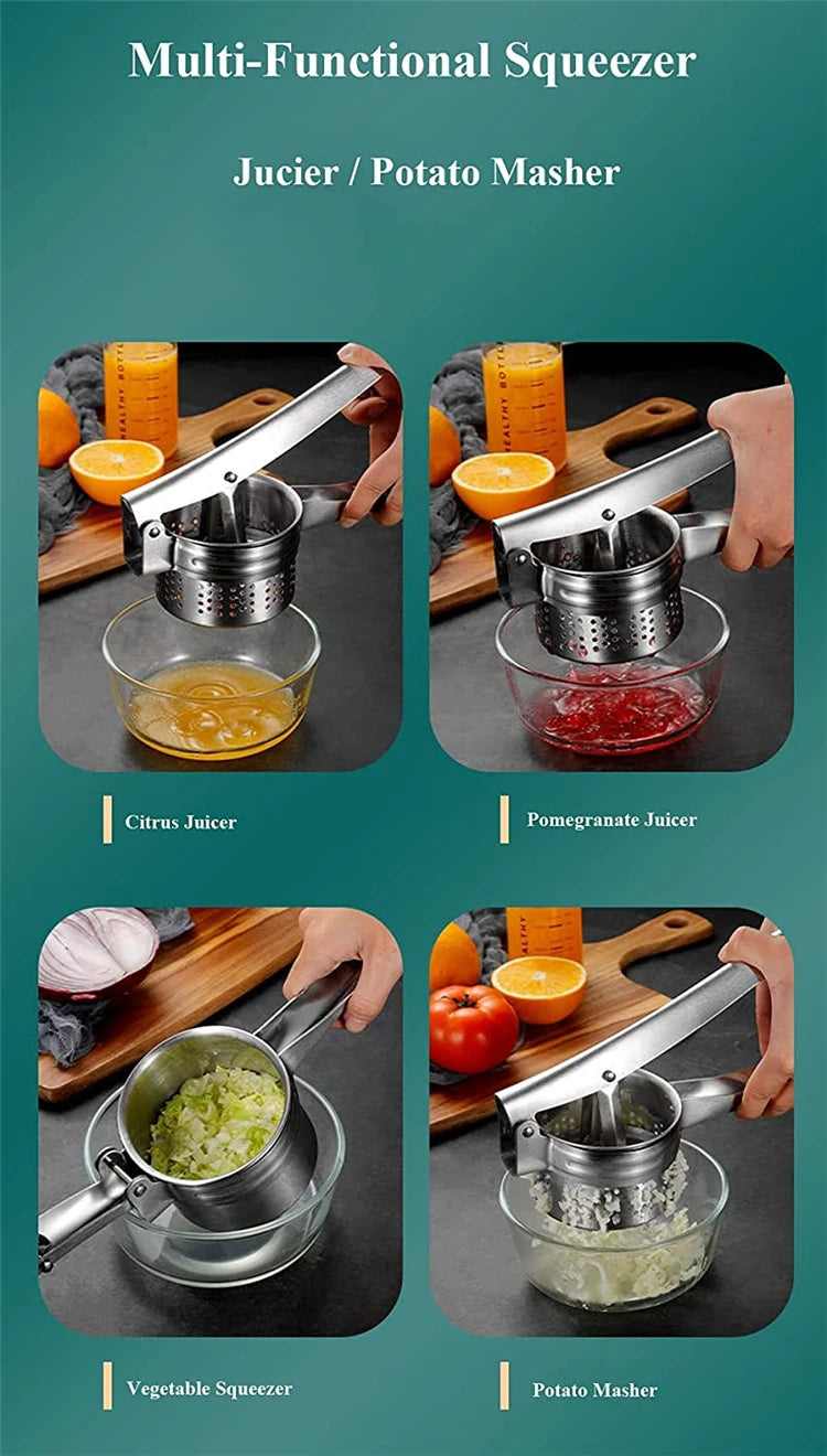 Stainless Steel Manual Potato Masher